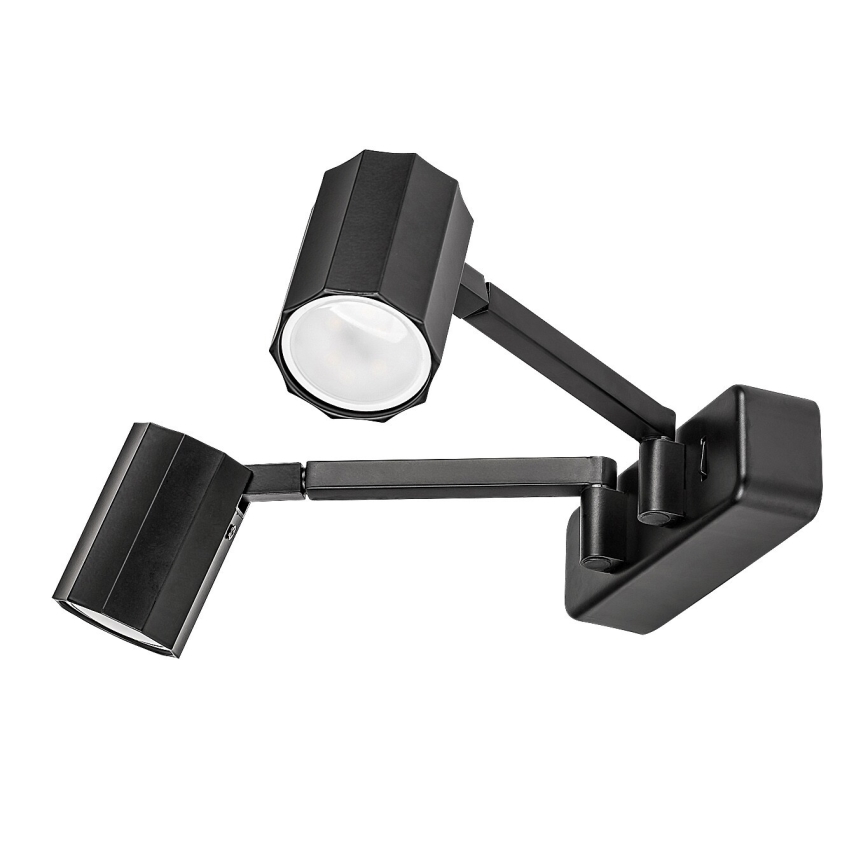 Rabalux - Προβολέας τοίχου 2xGU10/5W/230V