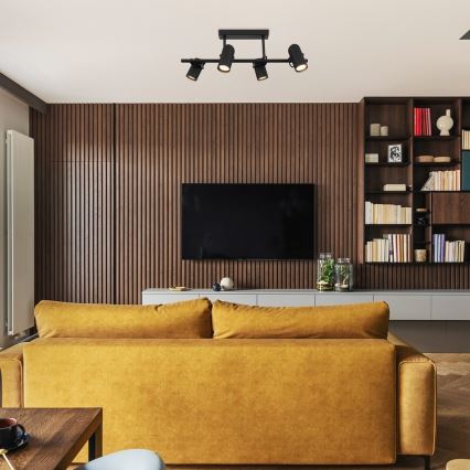 Rabalux - Πλαφονιέρα οροφής 4xGU10/25W/230V