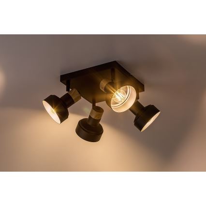 Rabalux - Φωτιστικό σποτ 4xE14/15W/230V