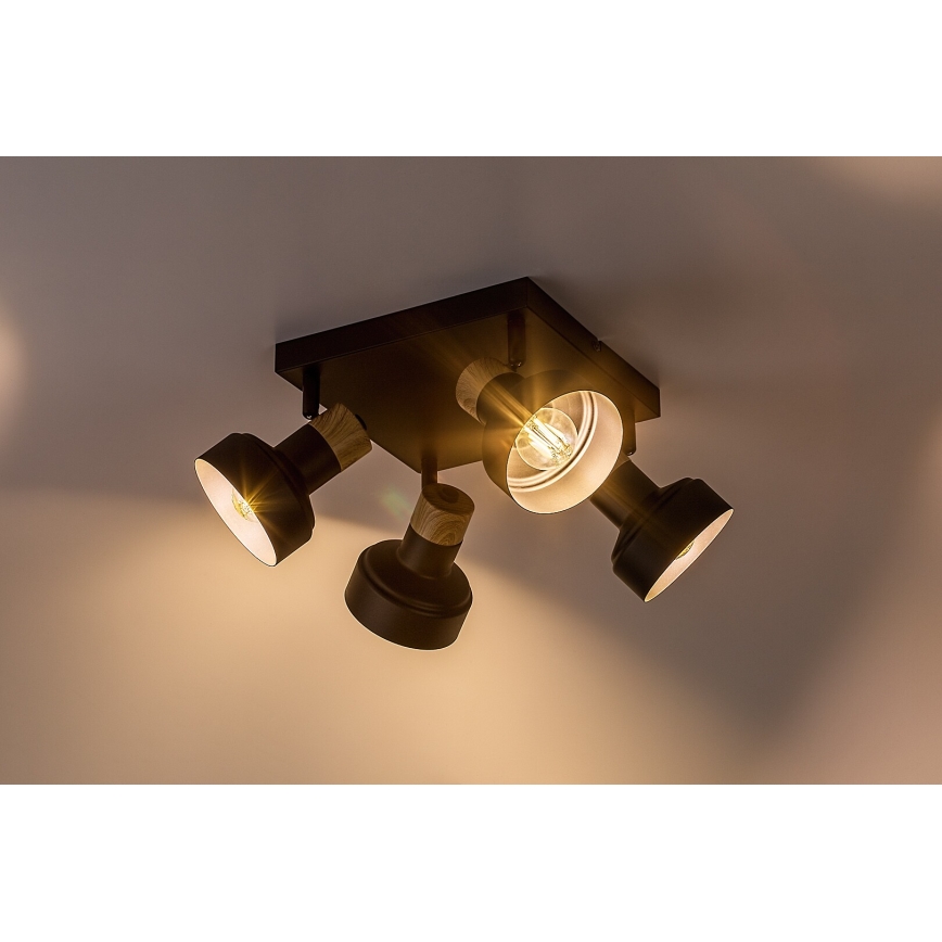 Rabalux - Φωτιστικό σποτ 4xE14/15W/230V