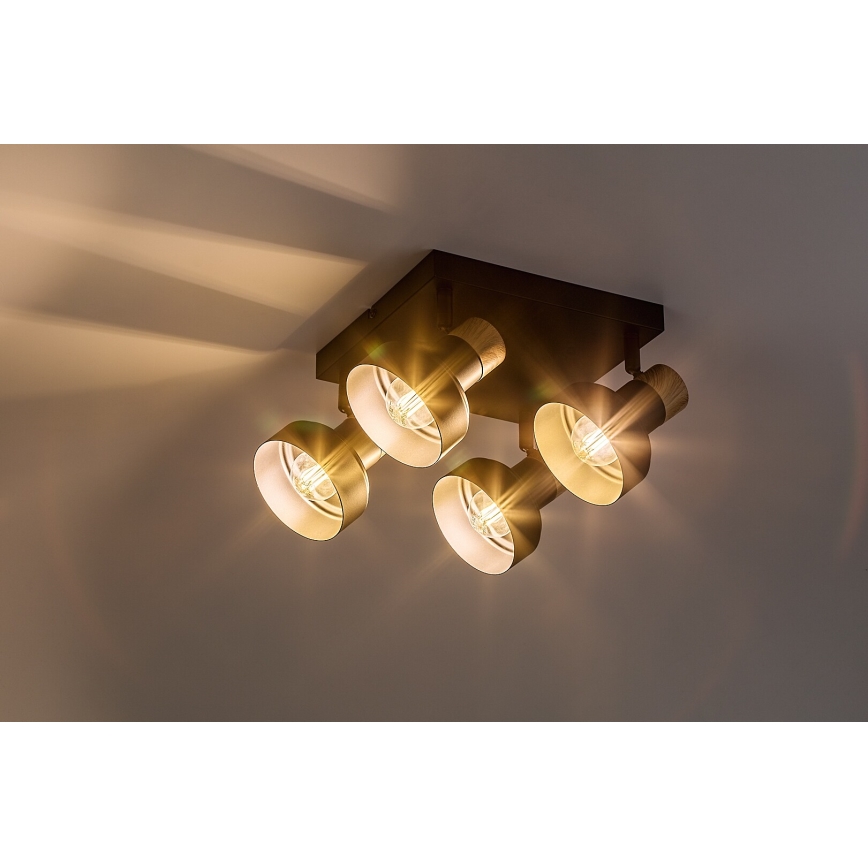 Rabalux - Φωτιστικό σποτ 4xE14/15W/230V