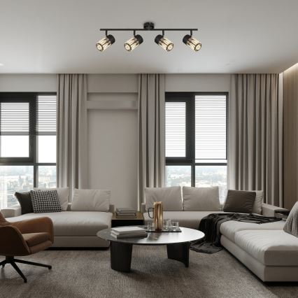 Rabalux - Φωτιστικό σποτ 4xE14/15W/230V