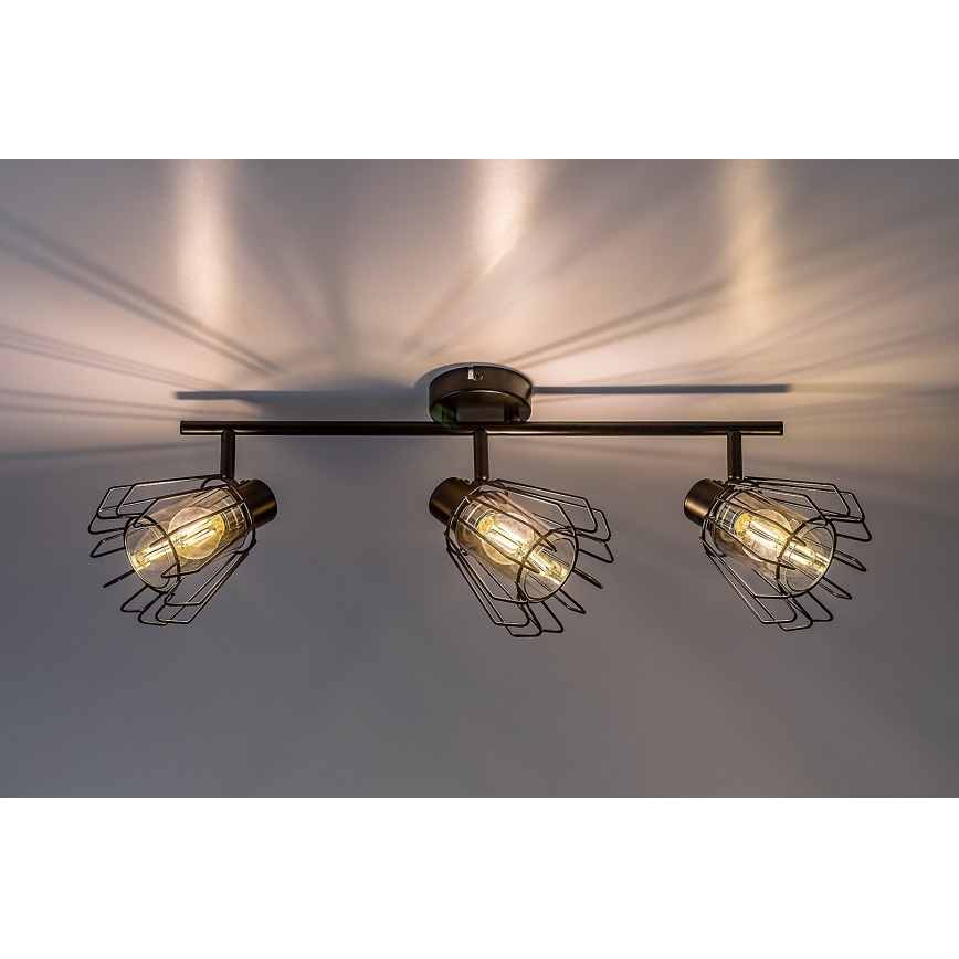 Rabalux - Φωτιστικό σποτ 3xE14/40W/230V