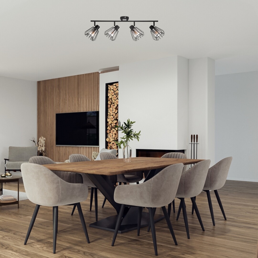 Rabalux - Φωτιστικό σποτ 4xE14/40W/230V