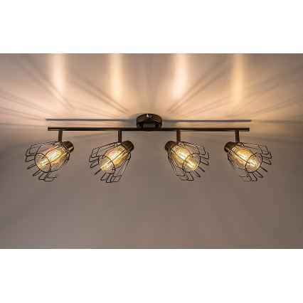 Rabalux - Φωτιστικό σποτ 4xE14/40W/230V