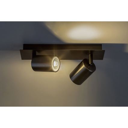 Rabalux - Φωτιστικό σποτ 2xGU10/15W/230V