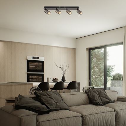 Rabalux - Φωτιστικό σποτ 4xGU10/15W/230V