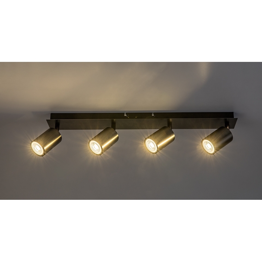 Rabalux - Φωτιστικό σποτ 4xGU10/15W/230V