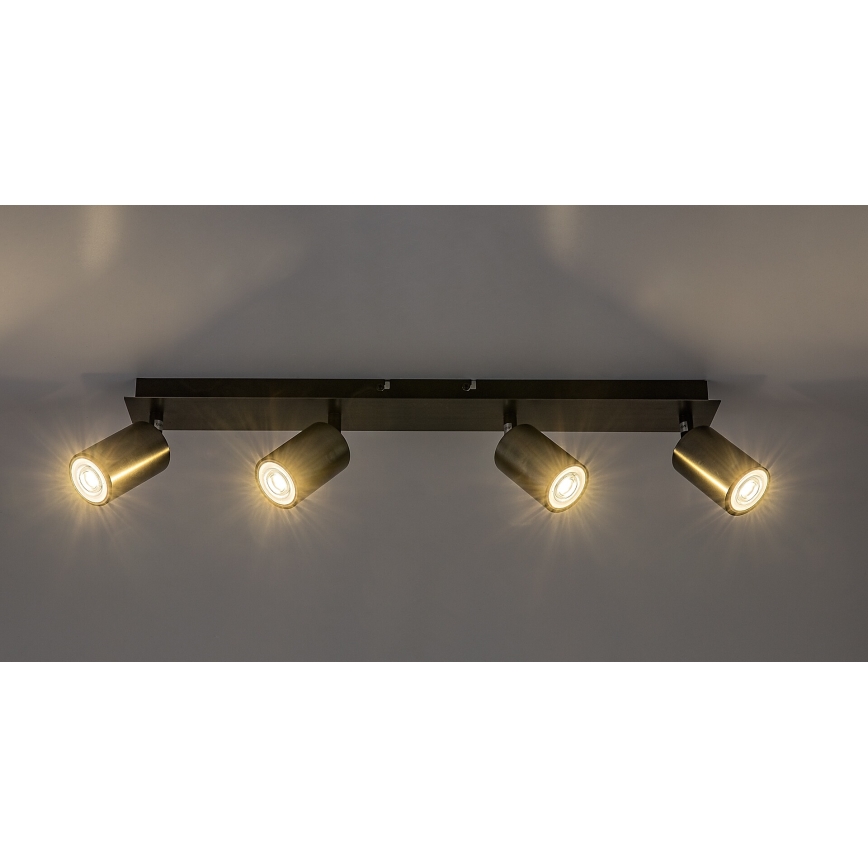 Rabalux - Φωτιστικό σποτ 4xGU10/15W/230V