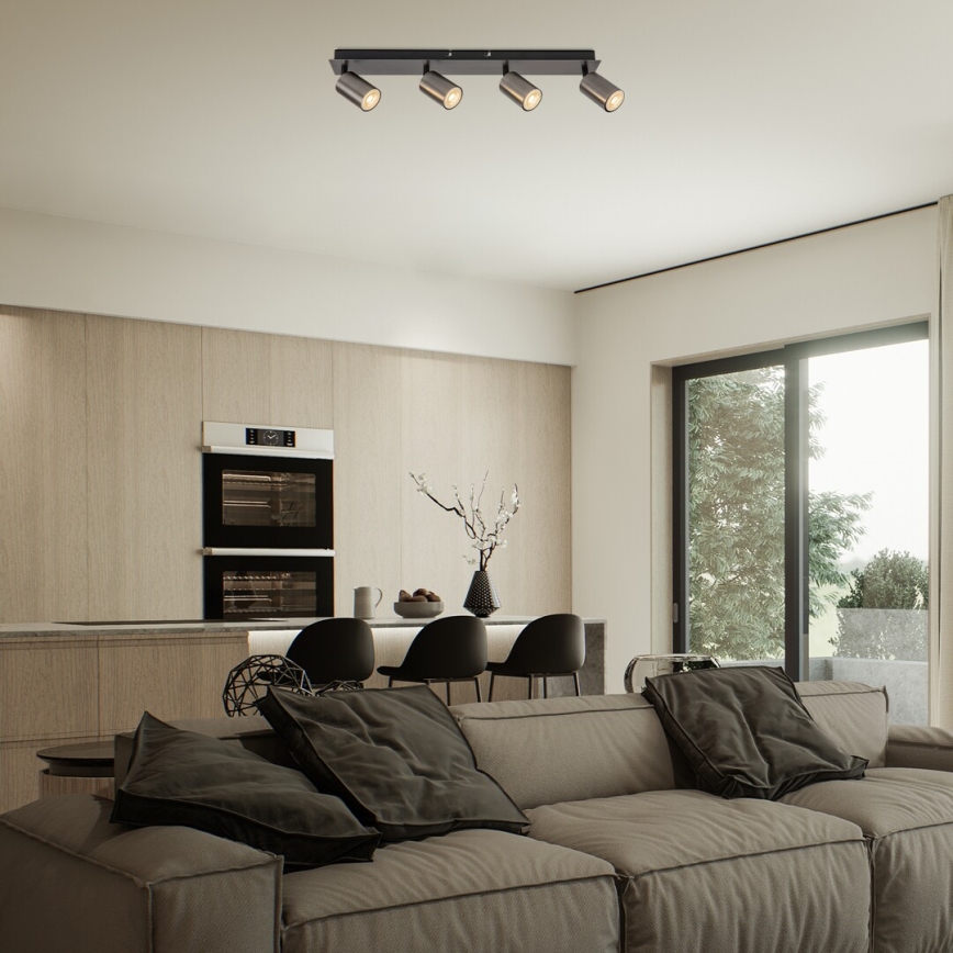 Rabalux - Φωτιστικό σποτ 4xGU10/15W/230V