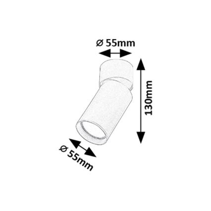 Rabalux - Φωτιστικό σποτ 1xGU10/5W/230V χρυσό