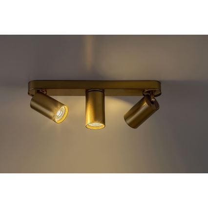 Rabalux - Φωτιστικό σποτ 3xGU10/5W/230V χρυσό