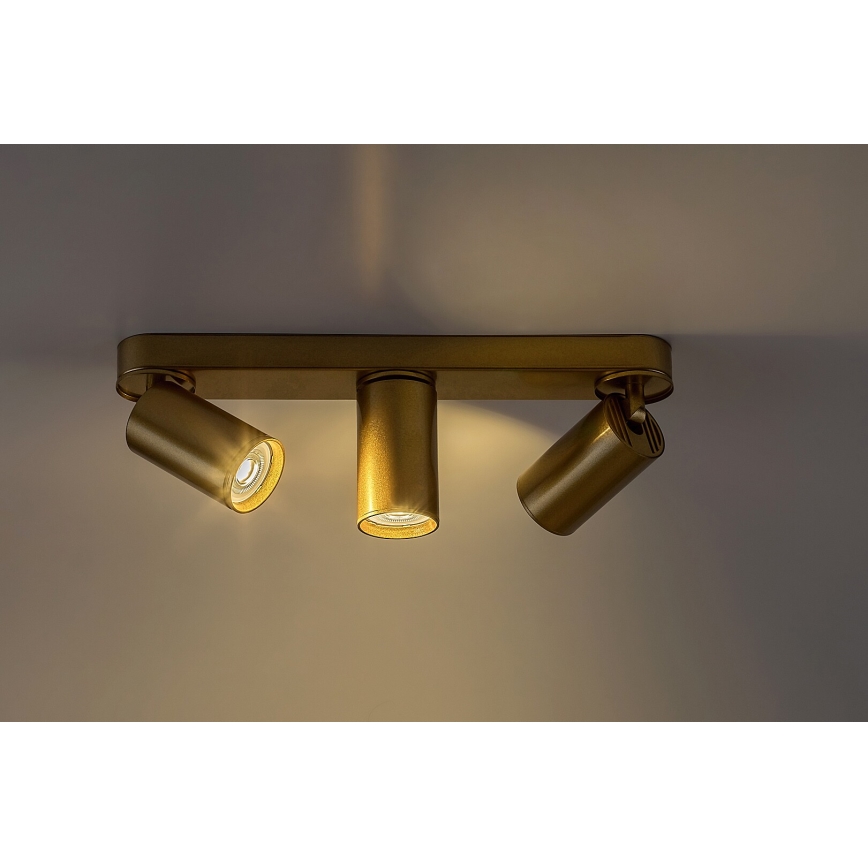 Rabalux - Φωτιστικό σποτ 3xGU10/5W/230V χρυσό