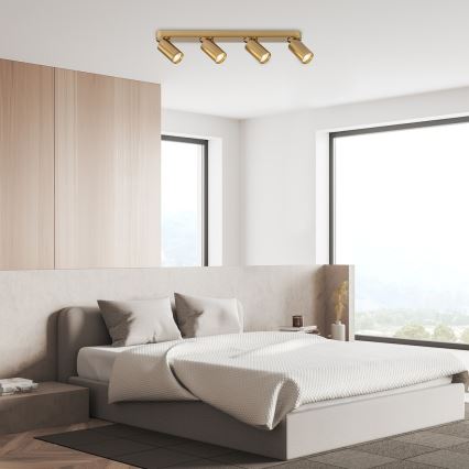 Rabalux - Φωτιστικό σποτ 4xGU10/5W/230V χρυσό