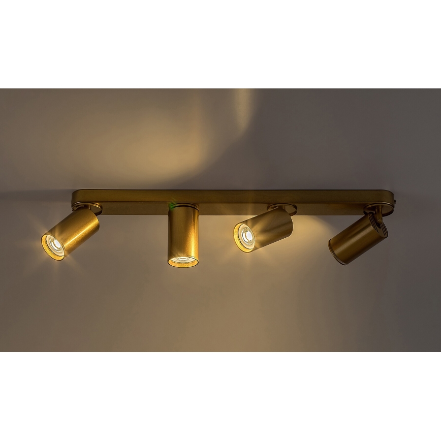 Rabalux - Φωτιστικό σποτ 4xGU10/5W/230V χρυσό
