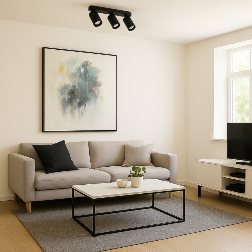 Rabalux - Φωτιστικό σποτ 3xGU10/7W/230V μαύρο