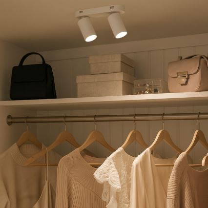 Rabalux - Σποτ φωτιστικό 2xGU10/7W/230V λευκό