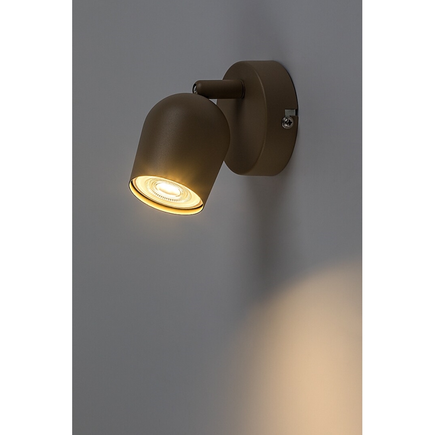 Rabalux - Επιτοίχιο σποτ φωτιστικό 1xGU10/15W/230V μπεζ