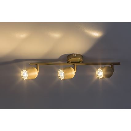Rabalux - Σποτ φωτιστικό 3xGU10/15W/230V μπεζ