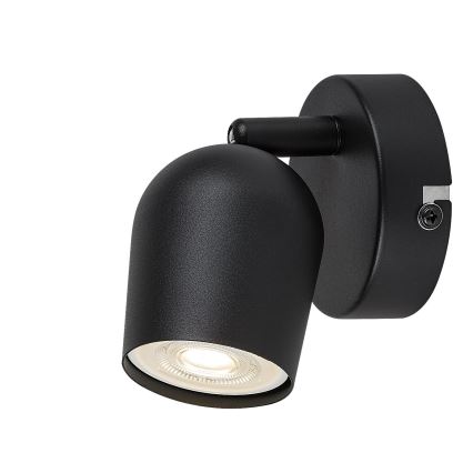 Rabalux - Επιτοίχιο φωτιστικό σποτ 1xGU10/15W/230V μαύρο