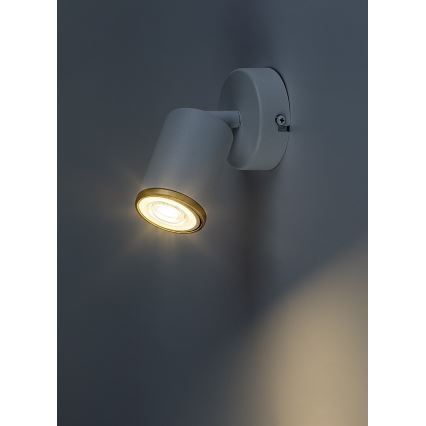 Rabalux - Επιτοίχιο σποτ 1xGU10/15W/230V λευκό
