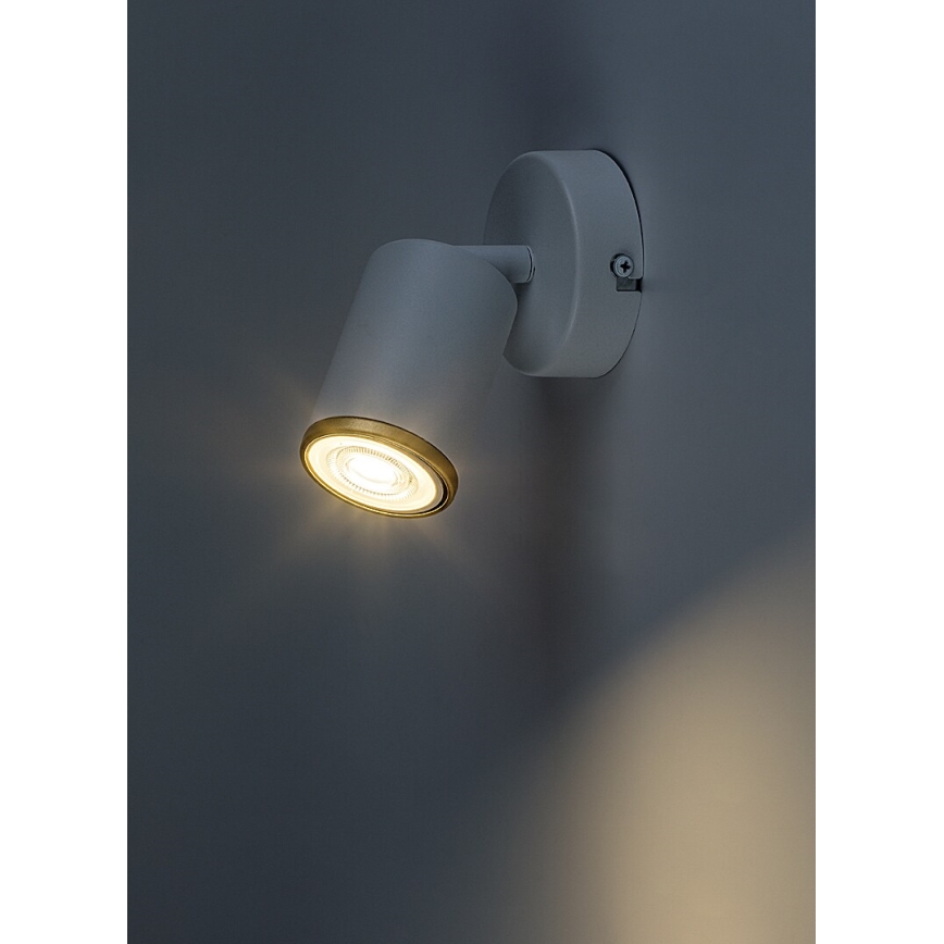 Rabalux - Επιτοίχιο σποτ 1xGU10/15W/230V λευκό