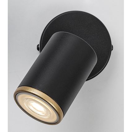 Rabalux - Επιτοίχιο σποτ 1xGU10/15W/230V μαύρο