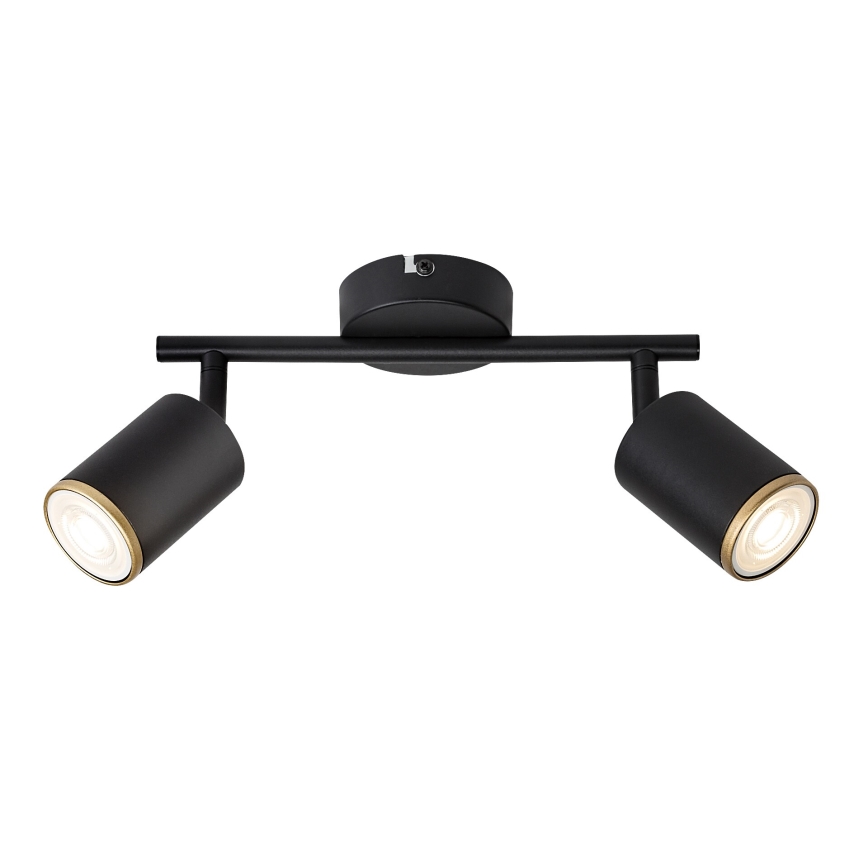 Rabalux - Σποτ φωτιστικό 2xGU10/15W/230V μαύρο
