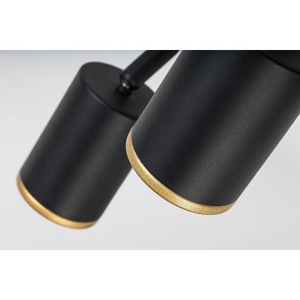 Rabalux - Σποτ φωτιστικό 2xGU10/15W/230V μαύρο