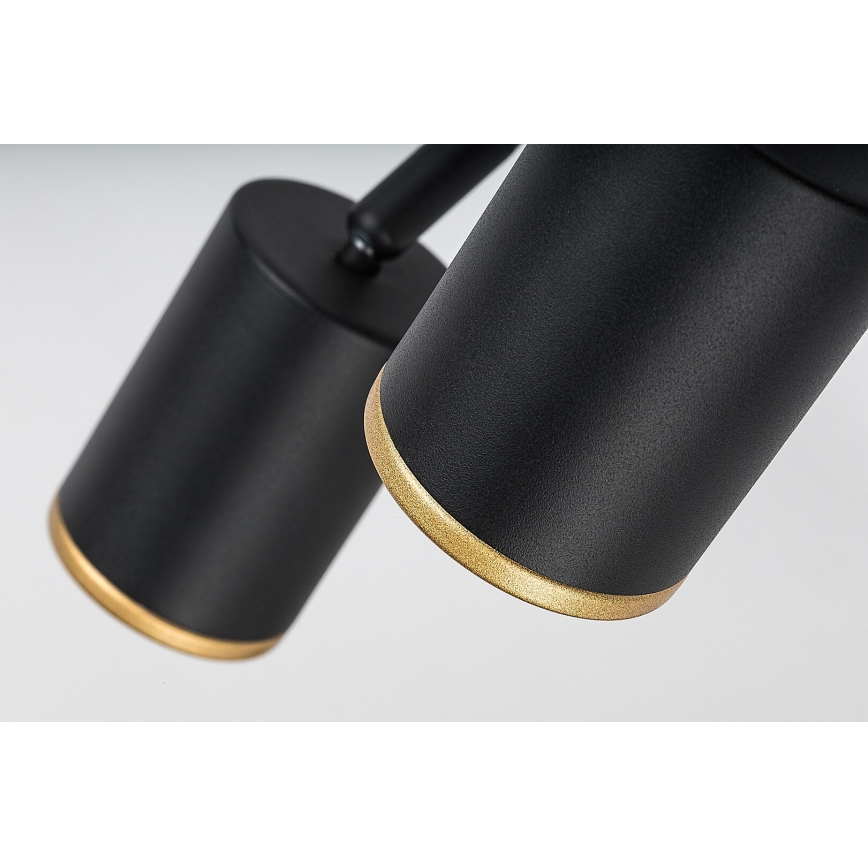 Rabalux - Σποτ φωτιστικό 2xGU10/15W/230V μαύρο