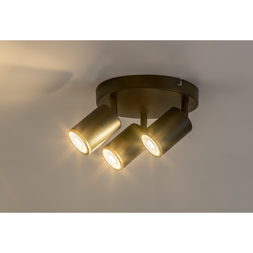 Rabalux - Φωτιστικό σποτ 3xGU10/15W/230V μαύρο