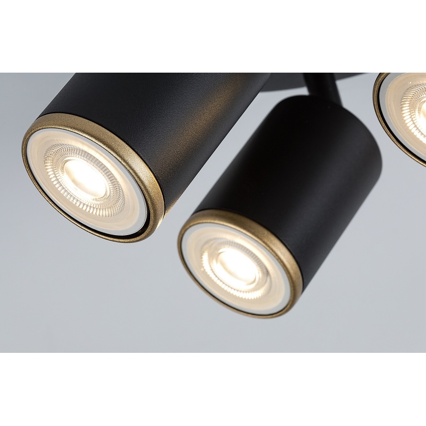 Rabalux - Φωτιστικό σποτ 3xGU10/15W/230V μαύρο