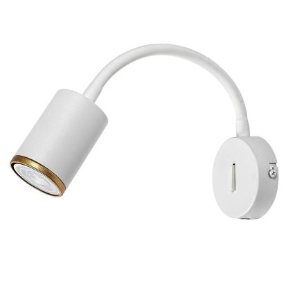 Rabalux - Επιτοίχιο σποτ 1xGU10/15W/230V λευκό