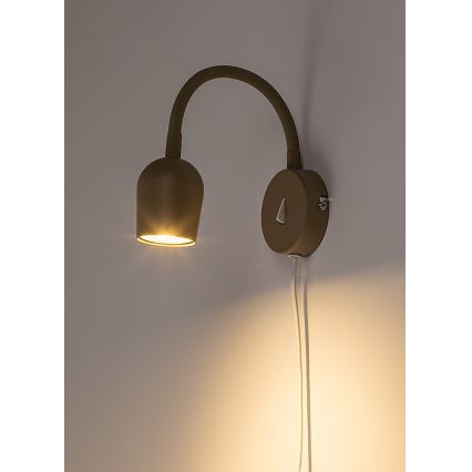 Rabalux - Επιτοίχιο φωτιστικό σποτ 1xGU10/15W/230V μπεζ