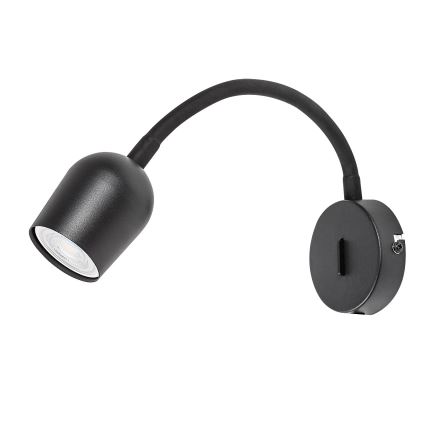 Rabalux - Επιτοίχιο φωτιστικό σποτ 1xGU10/15W/230V μαύρο