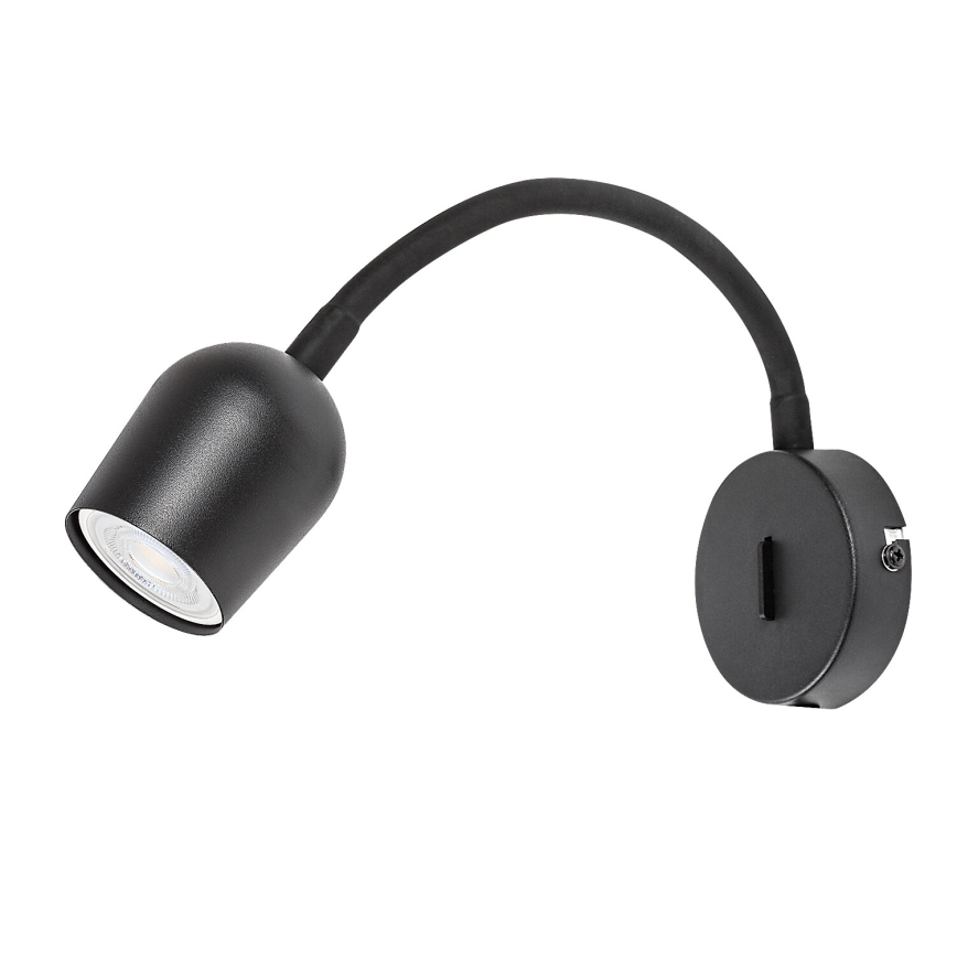 Rabalux - Επιτοίχιο φωτιστικό σποτ 1xGU10/15W/230V μαύρο