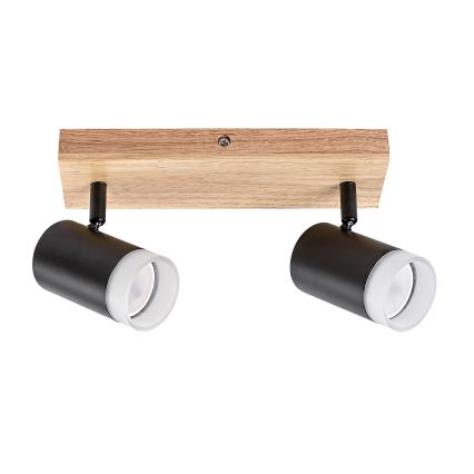 Rabalux - Οροφής σποτ φωτιστικό 2xGU10/5W/230V δρυς