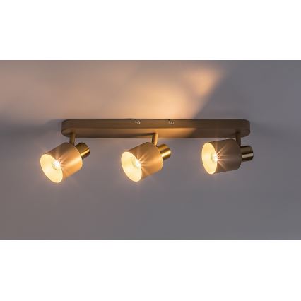 Rabalux - Σποτ φωτιστικό 3xE14/10W/230V μπεζ