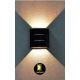 Rabalux - LED Εξωτερικό φωτιστικό τοίχου LED/6W/230V IP54 μαύρο