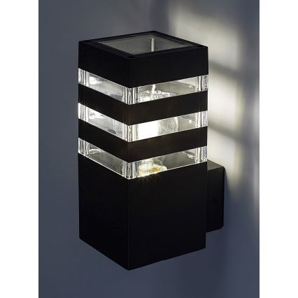 Rabalux - Εξωτερικό επιτοίχιο φωτιστικό 1xE27/12W/230V IP44