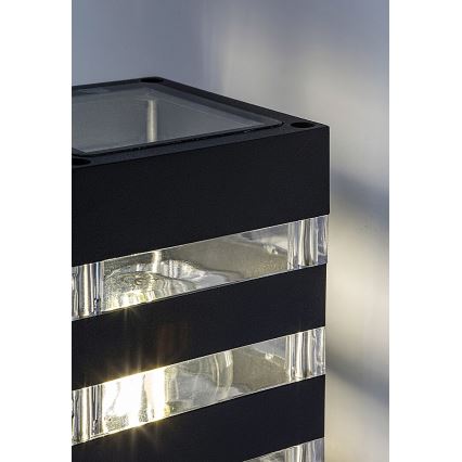 Rabalux - Εξωτερικό επιτοίχιο φωτιστικό 1xE27/12W/230V IP44