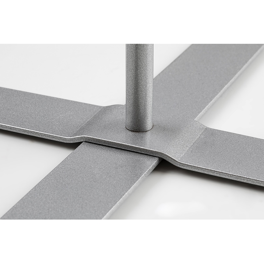 Rabalux - Επιδαπέδιο φωτιστικό 1xE27/40W/230V λευκό/ασημί