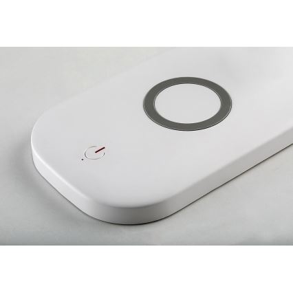 Rabalux - Ρυθμιζόμενο LED επιτραπέζιο φωτιστικό αφής με ασύρματη φόρτιση LED/5W/5V 2700-6000K λευκό