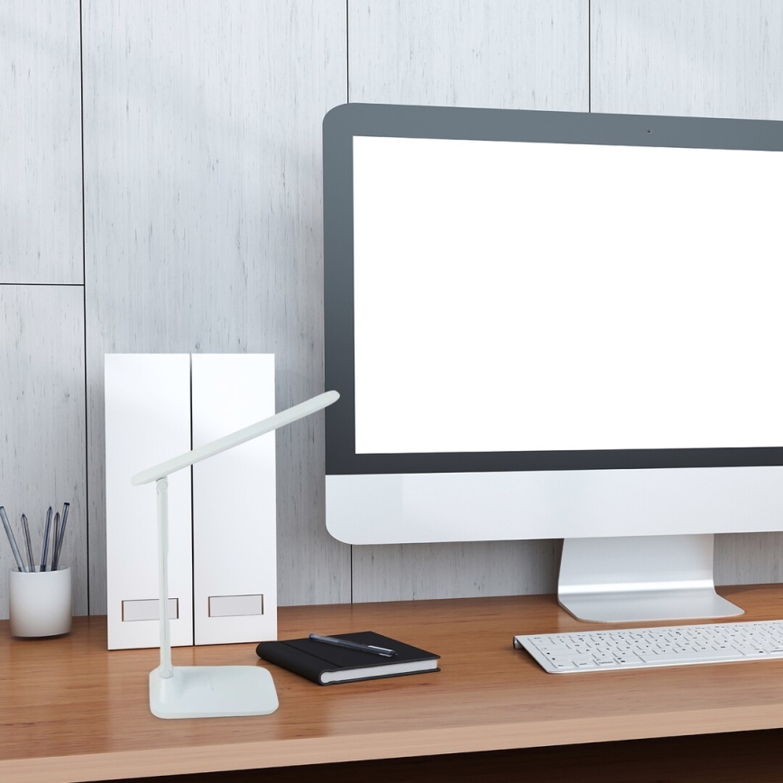 Rabalux - Ρυθμιζόμενο LED επιτραπέζιο φωτιστικό με οθόνη LED/5W/5V 2600mAh 3000-6000K