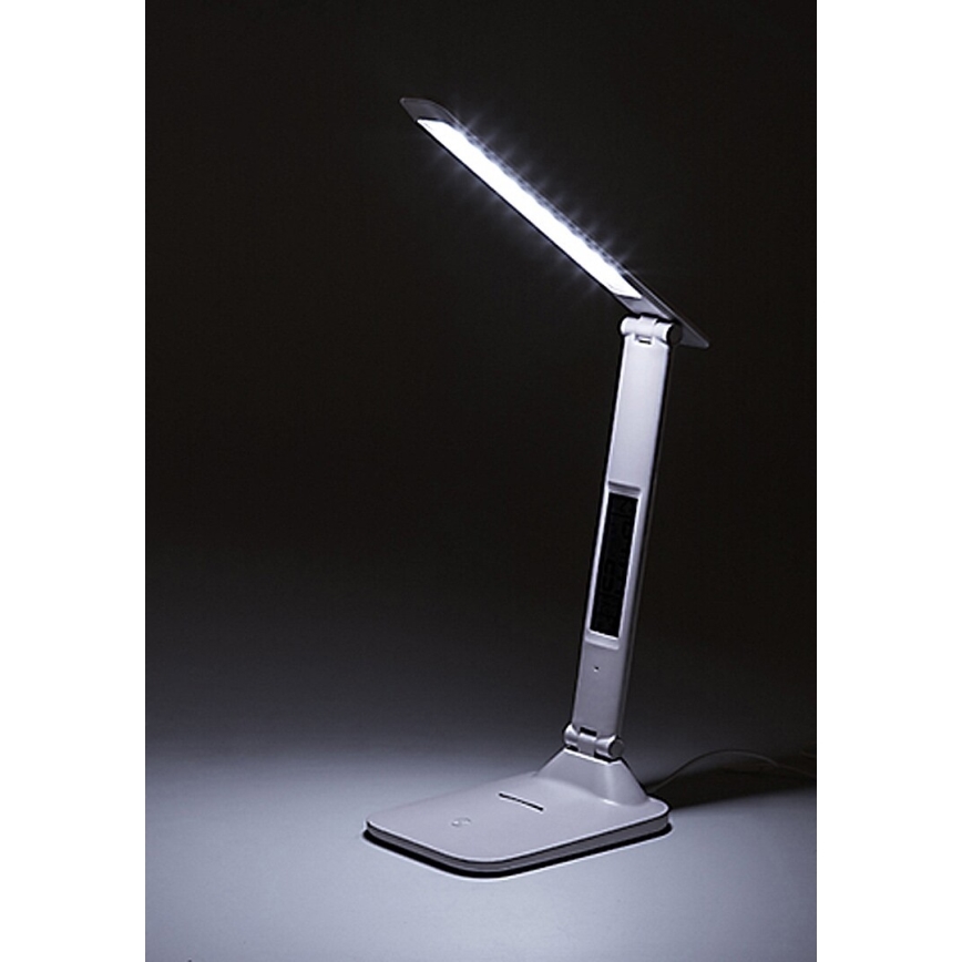 Rabalux - Επιτραπέζιο φωτιστικό LED Dimmable με οθόνη	 LED/5W/5V 2600mAh 3000-6000K