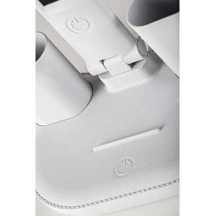 Rabalux - Ρυθμιζόμενη επιτραπέζια λάμπα LED με ανεμιστήρα LED/7W/5V 3000/4000/6500K