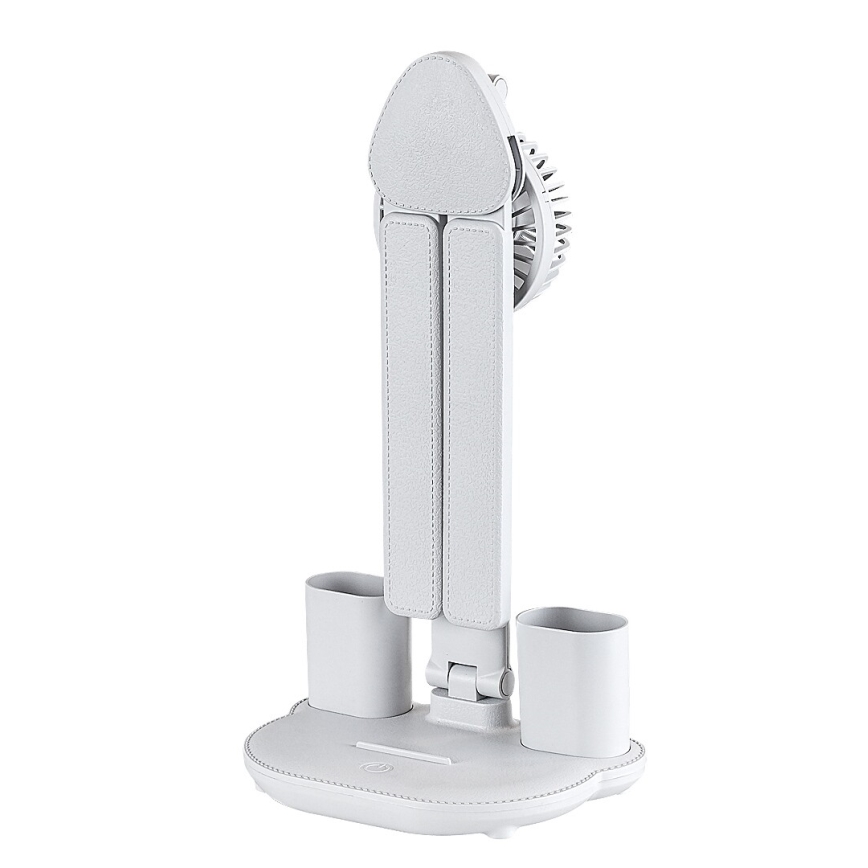 Rabalux - Ρυθμιζόμενη επιτραπέζια λάμπα LED με ανεμιστήρα LED/7W/5V 3000/4000/6500K