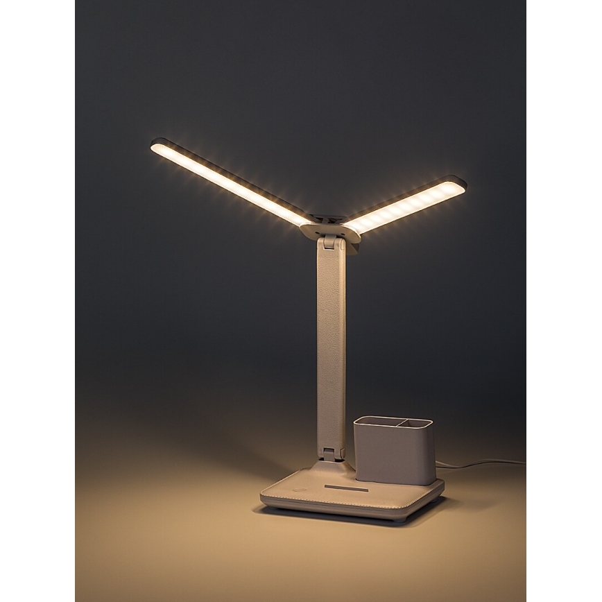 Rabalux - Ρυθμιζόμενη επιτραπέζια λάμπα αφής LED/5W/5V 3000/4000/6500K