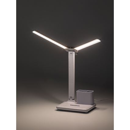 Rabalux - Ρυθμιζόμενη επιτραπέζια λάμπα αφής LED/5W/5V 3000/4000/6500K