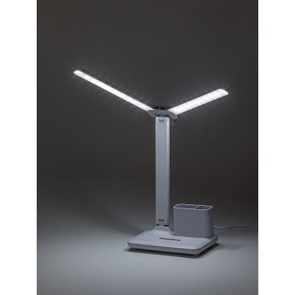 Rabalux - Ρυθμιζόμενη επιτραπέζια λάμπα αφής LED/5W/5V 3000/4000/6500K